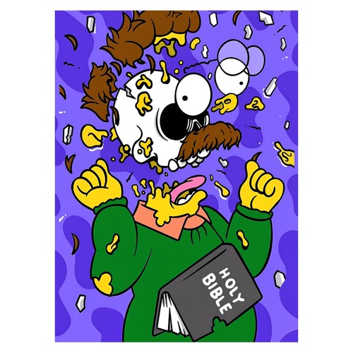 Cartoon explosion pop - cartoon, art