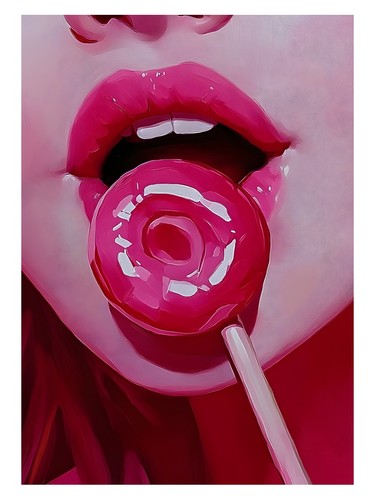 Lollipop pop art poster - pop,