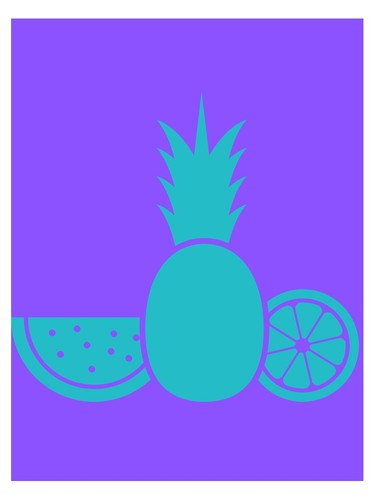 Lebendige frucht pop art - frucht,