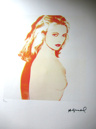 Warhol litographie - a.,
