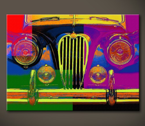 Jaguar 120 popart bild - 120,