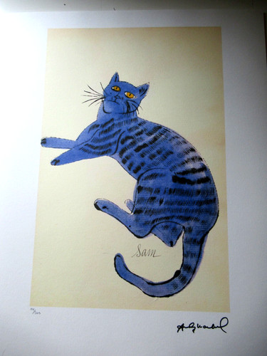 Warhol litographie - a., warhol:
