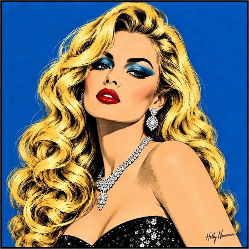 Diamond diva pop art - diamond,