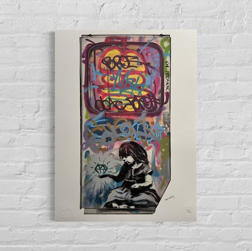 Banksy rough diamond fine - banksy,