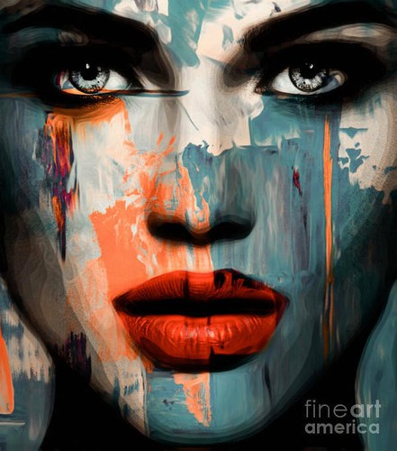 Just face female - face,