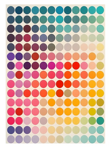 Buntes kreis pop art - poster, |