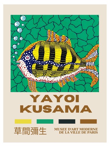 Buntes fisch pop art - pop, poster