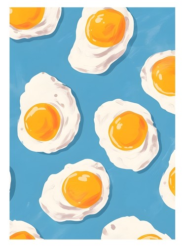 Eier pop art poster - poster, |