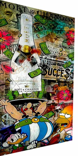Pop art comicfiguren - pop, leinwand