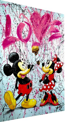 Leinwand bilder micky minnie - bilder, &